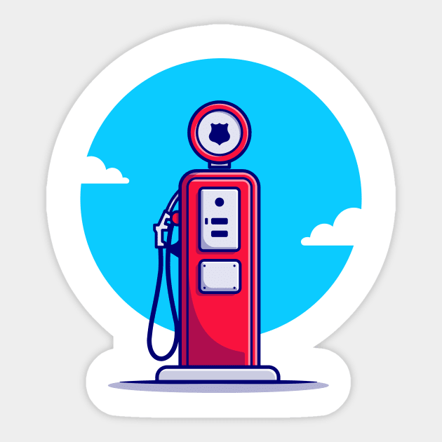 Gas Station Cartoon Illustration Sticker by Catalyst Labs